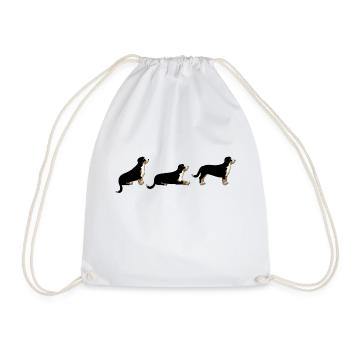 space standing empty - Drawstring Bag - white - Front