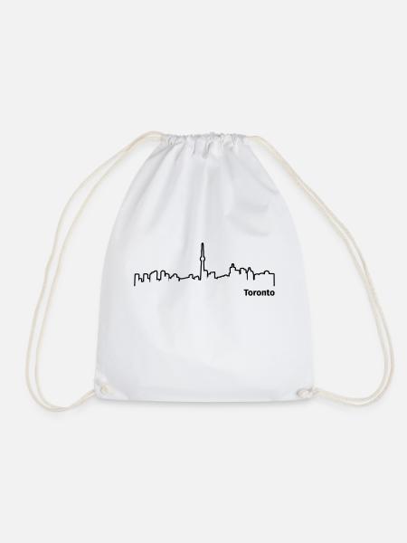 Toronto - Drawstring Bag - white