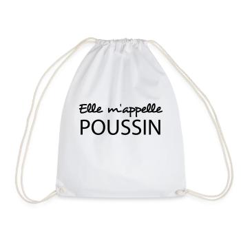 Elle m'appelle poussin - Sac de sport léger - blanc - Devant