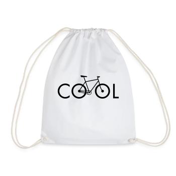 bike cool 1c - Turnbeutel - Weiß - Vorne