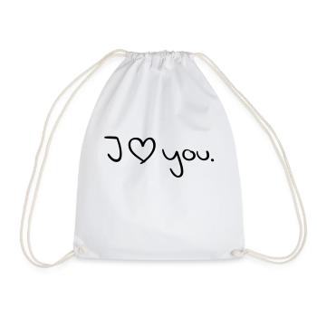 love_you__f1 - Sac de sport léger - blanc - Devant