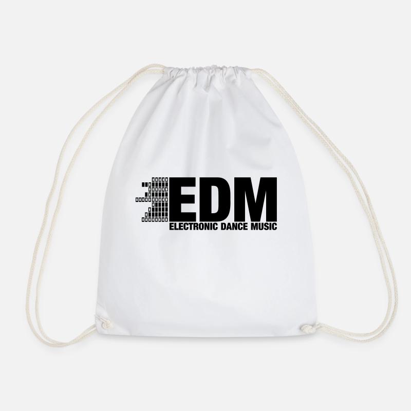 ELECTRO,DUBSTEP,EDM,MUSIC,DANCE,ELECTRONIC,MINIMAL - Turnbeutel - Weiß