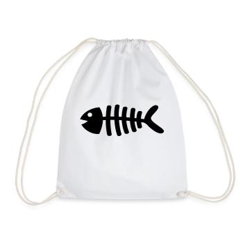 toter_fisch__f1 - Sac de sport léger - blanc - Devant
