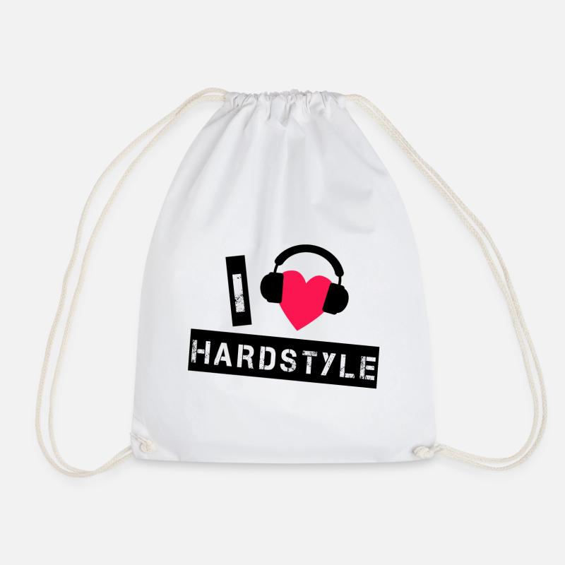 Hardstyle - Turnbeutel - Weiß