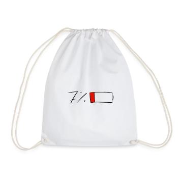7% de batterie - Sac de sport léger - blanc - Devant