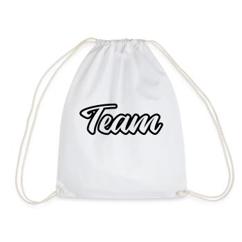 team - Turnbeutel - Weiß - Vorne