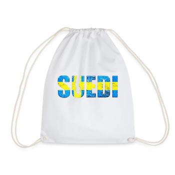 Suède - Sac de sport léger - blanc - Devant