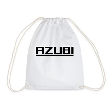 Azubi black - Turnbeutel - Weiß - Vorne
