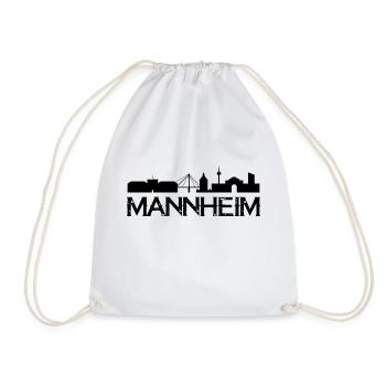 Mannheim Monnem - Turnbeutel - Weiß - Vorne
