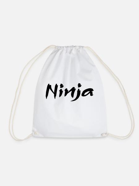 Ninja - Turnbeutel - Weiß