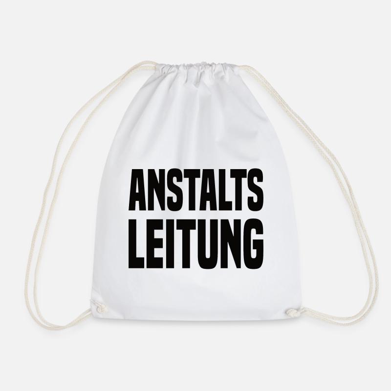 Anstalts Leitung - Turnbeutel - Weiß