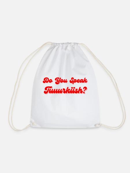 Sprechen Sie Türkisch - Turnbeutel - Weiß