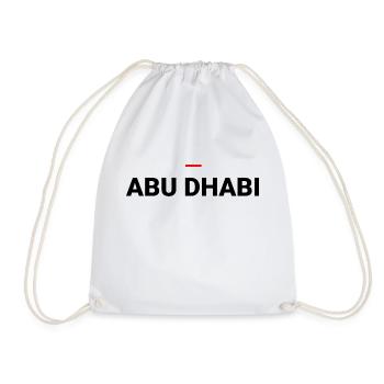 ABU DHABI - Turnbeutel - Weiß - Vorne