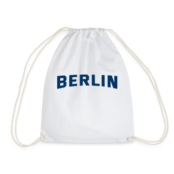 Berlin - Hauptstadt - Deutschland - Germany - Turnbeutel - Weiß - Vorne