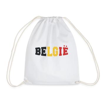 Belgium Soccer Team - Belgien - Belgie - Drawstring Bag - white - Front