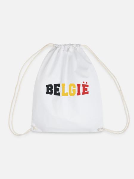 Belgium Soccer Team - Belgien - Belgie - Turnbeutel - Weiß