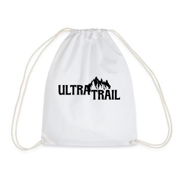 Ultra Trail - Drawstring Bag - white - Front