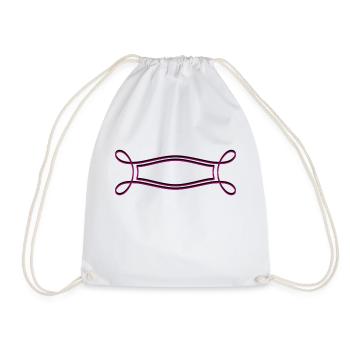 Banner 2 - Drawstring Bag - white - Front