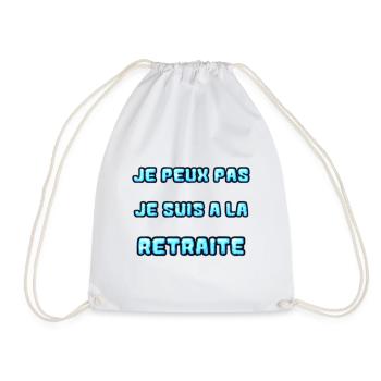 RETRAITE. RETRAITE. RETRAITEE. RETRAITE - Sac de sport léger - blanc - Devant