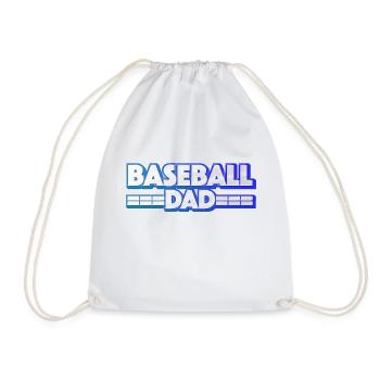 Baseball Dad - Papa Lustig - Turnbeutel - Weiß - Vorne