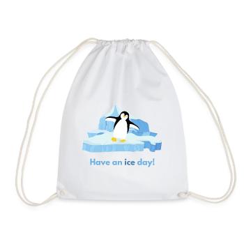 Bonne journée de glace! - Sac de sport léger - blanc - Devant