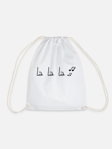 Lalala musique - Sac de sport léger - blanc