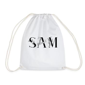 Name - Säm - Turnbeutel - Weiß - Vorne