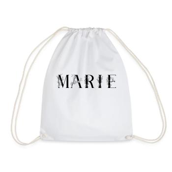 Nom - Marie - Sac de sport léger - blanc - Devant