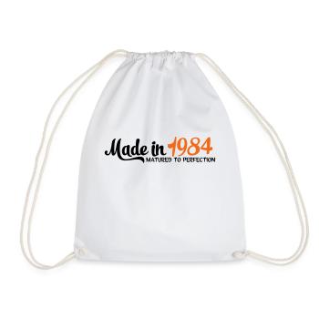 1984 - Drawstring Bag - white - Front