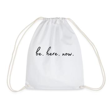 Soyez ici maintenant - Sac de sport léger - blanc - Devant
