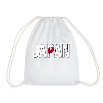Le Japon aux couleurs de la nation - Sac de sport léger - blanc - Devant
