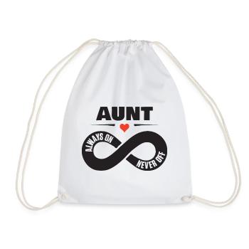 Cadeau pour la chemise Dear Aunt Heart - Sac de sport léger - blanc - Devant