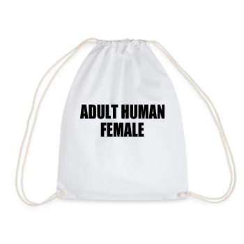 Adult human female - Sac de sport léger - blanc - Devant