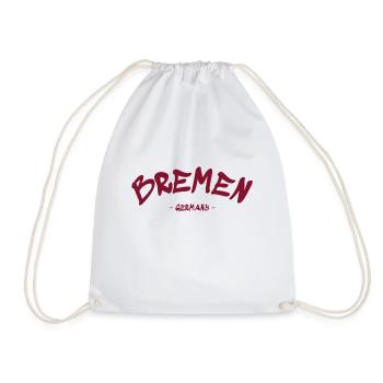 Bremen - Germany - Deutschland - Drawstring Bag - white - Front