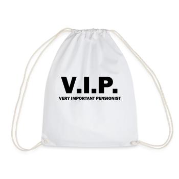Cadeau retraité pension retraite vip pension - Sac de sport léger - blanc - Devant