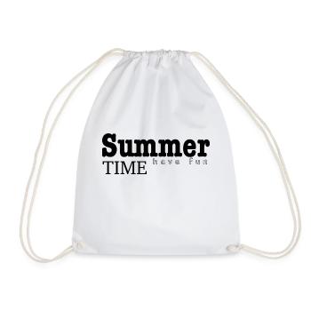 Summer Time Have Fun - Turnbeutel - Weiß - Vorne