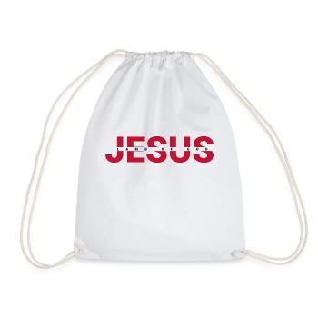 Jesus - Sac de sport léger - blanc - Devant