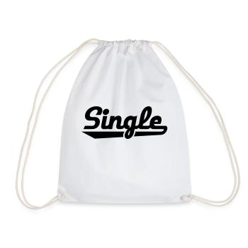 Single - Turnbeutel - Weiß - Vorne