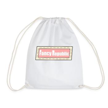 Fancy Republic - Drawstring Bag - white - Front