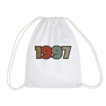 1997 rétro vintage - Sac de sport léger - blanc - Devant