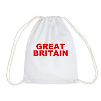 Great Britain - England - Soccer - Fußball - Turnbeutel - Weiß - Vorne