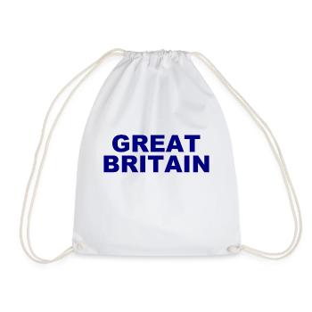 Great Britain - England - Soccer - Fußball - Turnbeutel - Weiß - Vorne