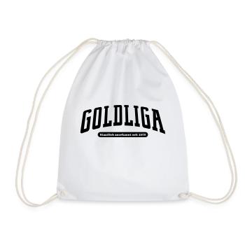 Goldliga - Goldene Hochzeit Goldenehochzeit - Turnbeutel - Weiß - Vorne