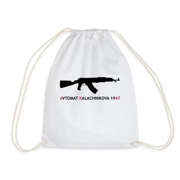 AK-47 - Sac de sport léger - blanc - Devant