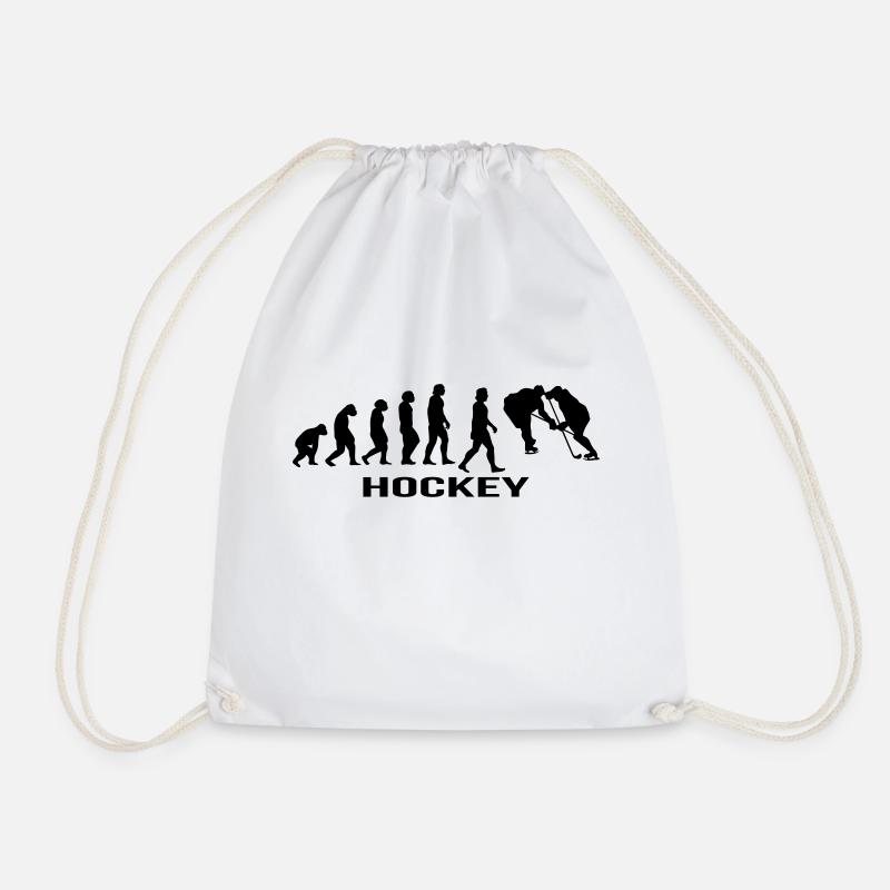 hockey - Drawstring Bag - white