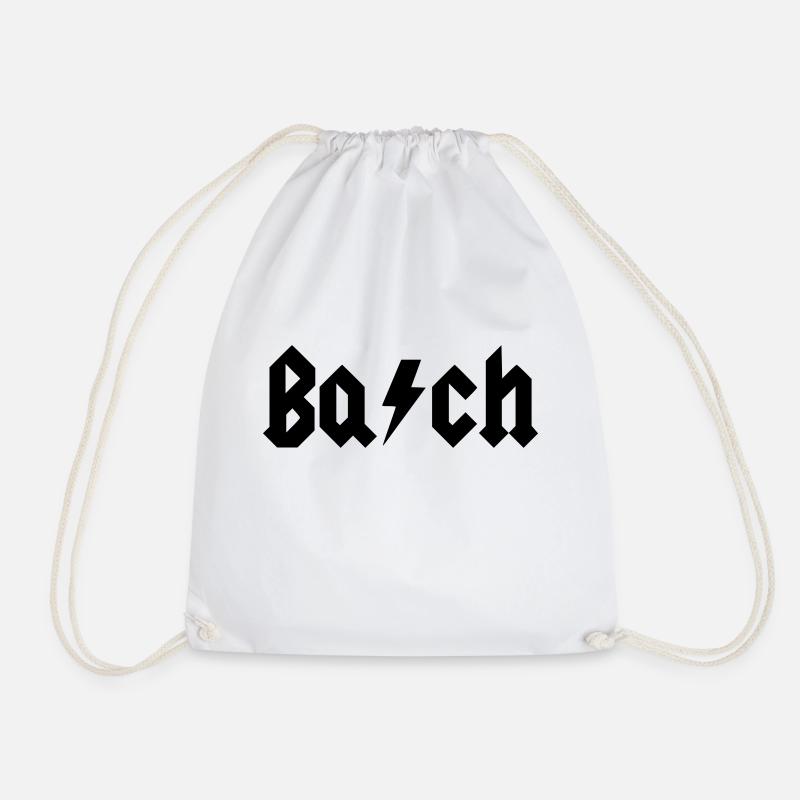 BACH! Geschenk Idee - Turnbeutel - Weiß