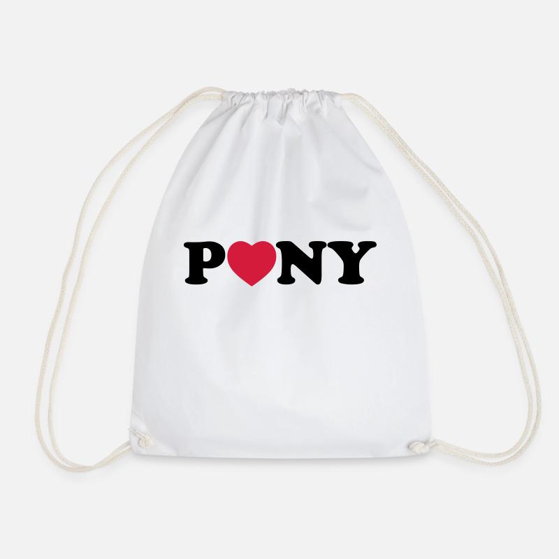 Pony heart - Turnbeutel - Weiß