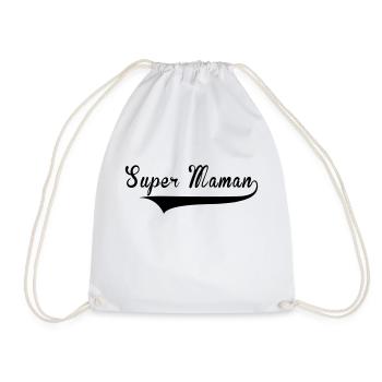 Super Maman - Sac de sport léger - blanc - Devant