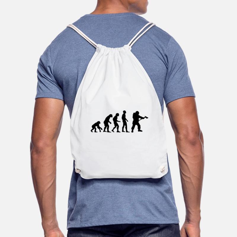 firefighter evolution Drawstring Bag