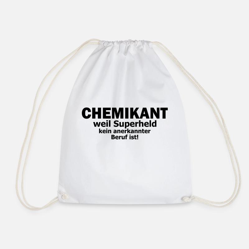chemikant - Turnbeutel - Weiß